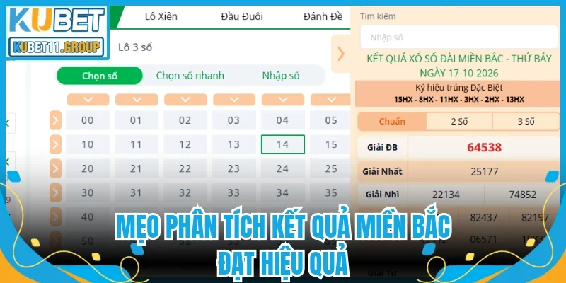 Mẹo phân tích kết quả Miền Bắc đạt hiệu quả