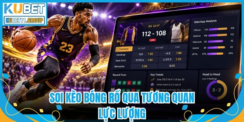 Soi kèo bóng rổ qua tương quan lực lượng Soi kèo bóng rổ qua tương quan lực lượng