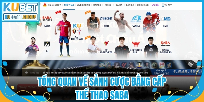 Tổng quan về sảnh cược đẳng cấp thể thao Saba